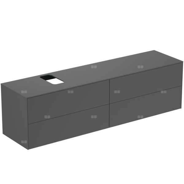 Szafka pod umywalkę 1987x505x550 mm, 4 szuflady - CONCA