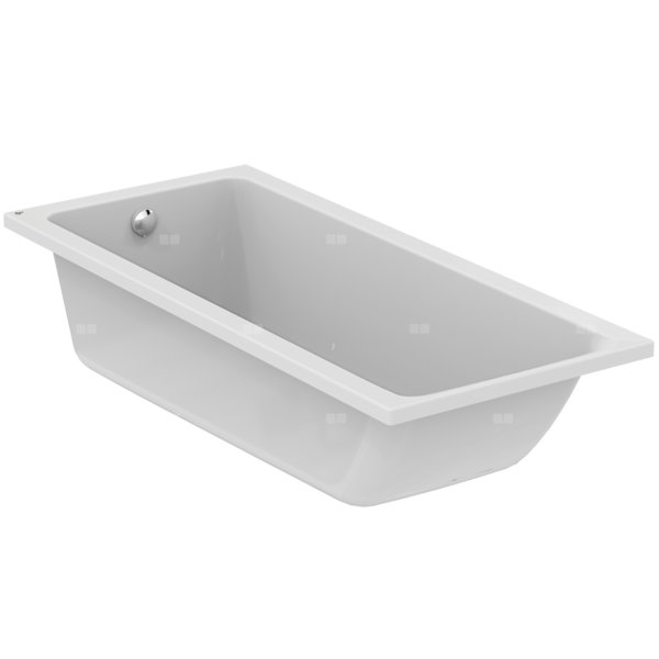 Wanna zwykła 1800x800x465 mm, bez otworu na baterię, z przelewem, bez korka spustowego - CONNECT AIR
