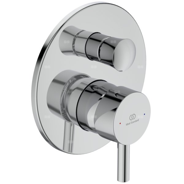 Bateria wannowo-natryskowa do zabudowy 163x153x181,5 mm, zestaw 1 w zestawie 27.0 l/min (3 bary) - CERALINE