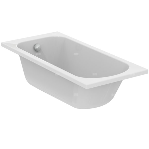 Wanna zwykła 1500x700x435 mm, bez otworu na baterię, z przelewem, bez korka spustowego - SIMPLICITY