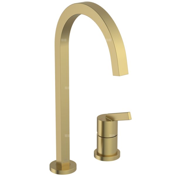 Bateria kuchenna 245x395 mm, wylewka 204 mm 8.9 l/min (3 bary) - GUSTO