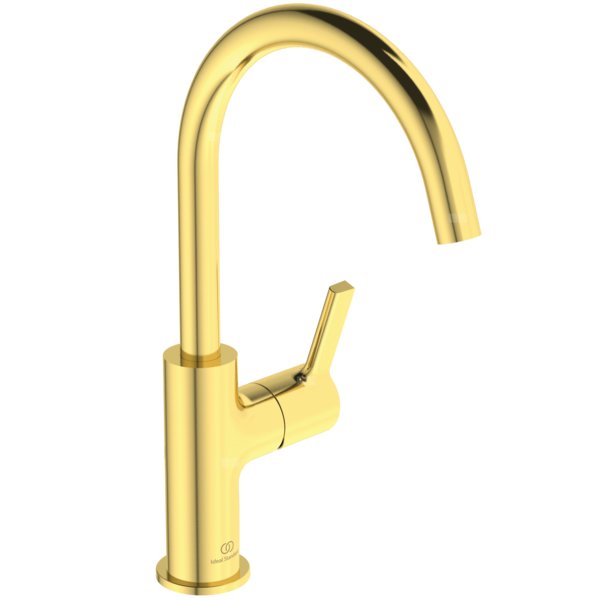 Bateria umywalkowa 100x197x311 mm, wylewka 169 mm 5 l/min (3 bary), bez korka spustowego - JOY
