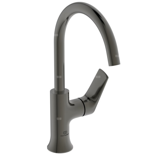 Bateria umywalkowa 114x204x311 mm, wylewka 169 mm 3.8 l/min (3 bary), bez korka spustowego - LDV