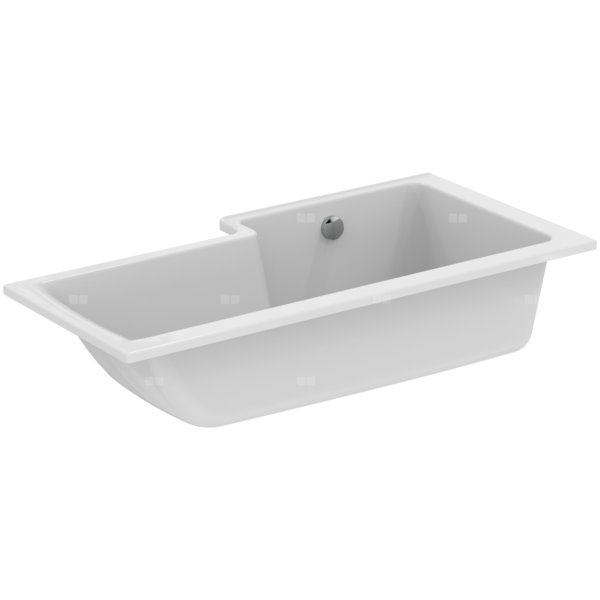 Specjalna wanna kształtowa 1690x845 mm, bez korka spustowego - CONCEPT SPACE