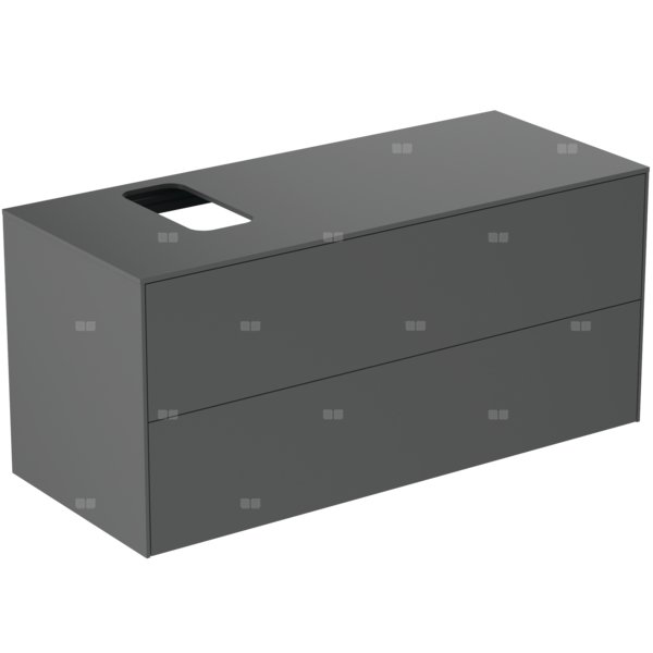 Szafka pod umywalkę 1202x505x550 mm, 2 szuflady - CONCA