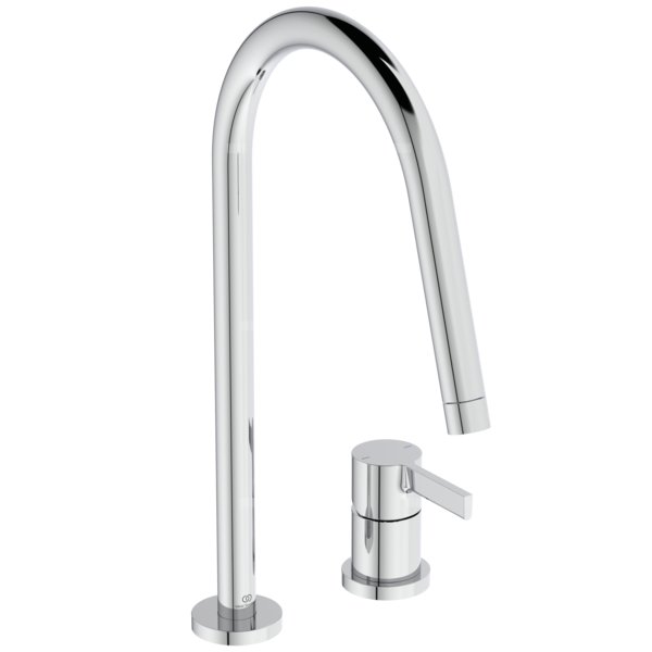 Bateria kuchenna 285,5x433 mm, wylewka 243 mm 9.5 l/min (3 bary) - GUSTO
