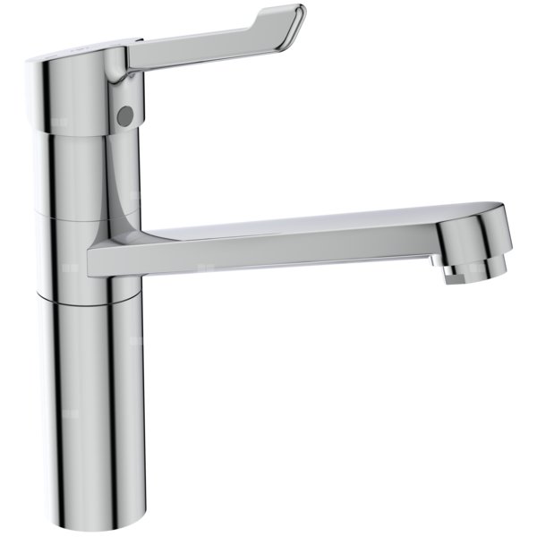Bateria kuchenna 47x260x260 mm, wylewka 222 mm 9 l/min (3 bary) - CERAFLEX