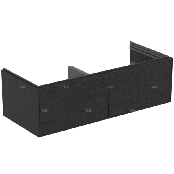 Szafka pod umywalkę 1200x505x370 mm, 2 szuflady - CONCA