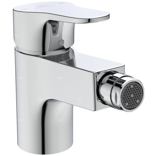 Bateria bidetowa 47x148x127 mm, wylewka 114 mm 3.8 l/min (3 bary), z korkiem spustowym - CERABASE