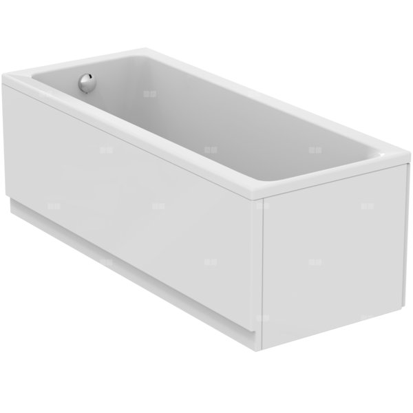 Wanna zwykła 1700x700x465 mm, bez otworu na baterię, z przelewem, bez korka spustowego - CONNECT AIR