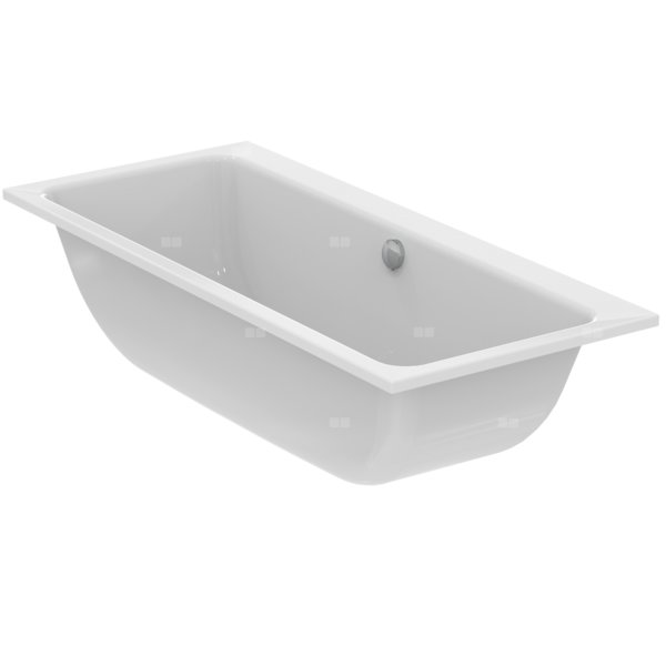 Wanna zwykła 1800x800x590 mm, bez otworu na baterię, z przelewem, bez korka spustowego - LDV