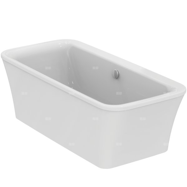 Wanna wolnostojąca 1690x780x550 mm, bez otworu na baterię, z przelewem, bez korka spustowego - CONNECT AIR