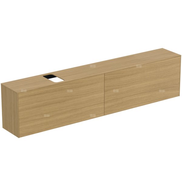 Szafka pod umywalkę 2387x373x550 mm, 4 szuflady - CONCA