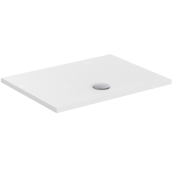 Brodzik prostokątny 1000x750x35 mm Spód szlifowany Tył szlifowany, bez korka spustowego - STRADA +