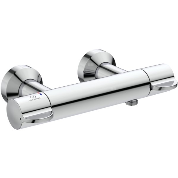 Bateria natryskowa natynkowa 296x157x70 mm 22 l/min (3 bary) - CERAPLUS SAFE