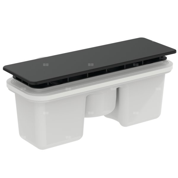 ULTRAFLAT NEW SYFON DEKOR. WYS. 8CM SLKBL