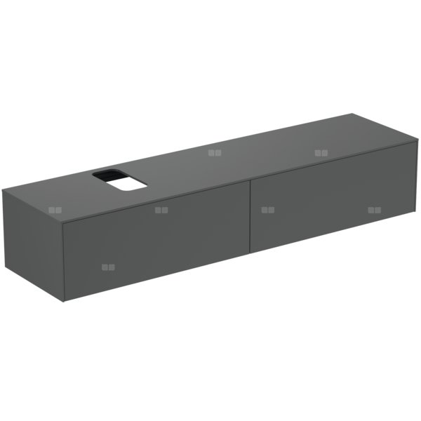 Szafka pod umywalkę 1987x505x370 mm, 2 szuflady - CONCA