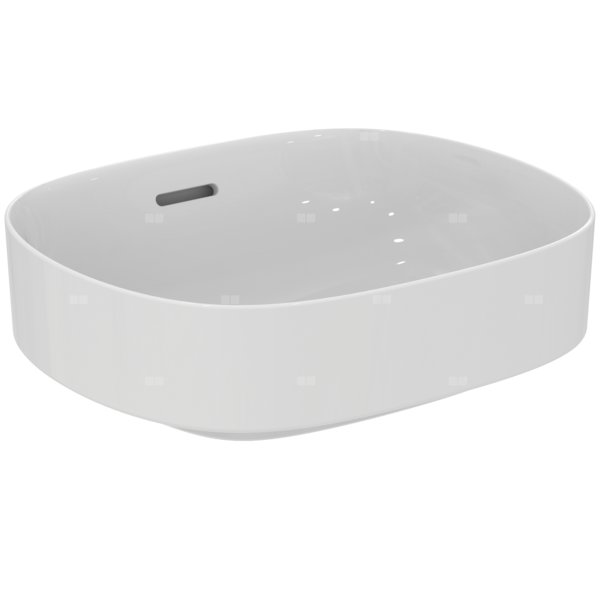 Naczynie 450x380x155 mm, bez otworu na baterię, z przelewem - LINDA-X