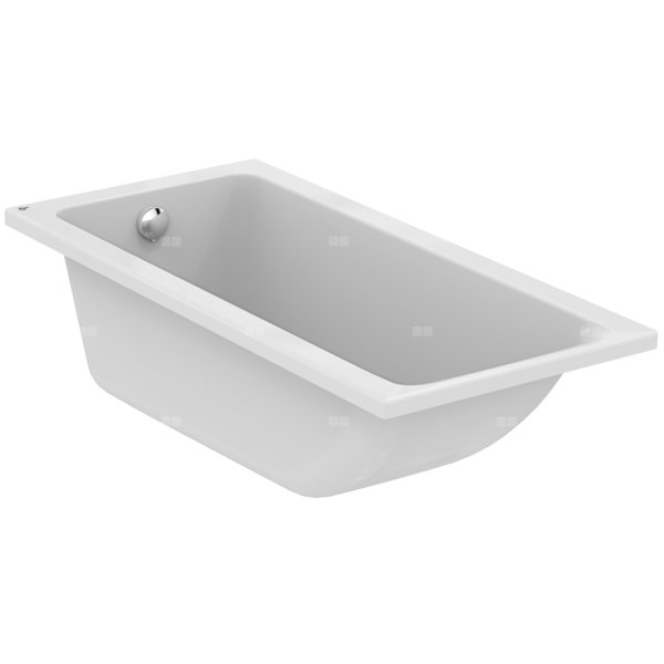 Wanna zwykła 1500x700x465 mm, bez otworu na baterię, z przelewem, bez korka spustowego - CONNECT AIR