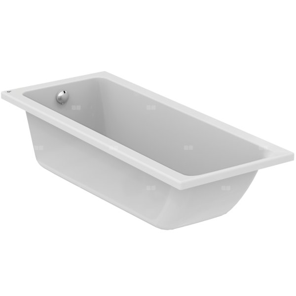Wanna zwykła 1700x700x465 mm, bez otworu na baterię, z przelewem, bez korka spustowego - CONNECT AIR