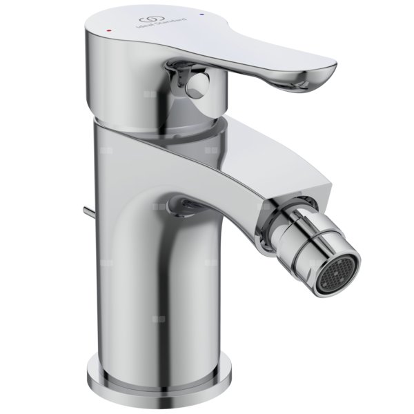 Bateria bidetowa 50x145x131 mm, wylewka 96 mm 3.8 l/min (3 bary), z korkiem spustowym - ALPHA