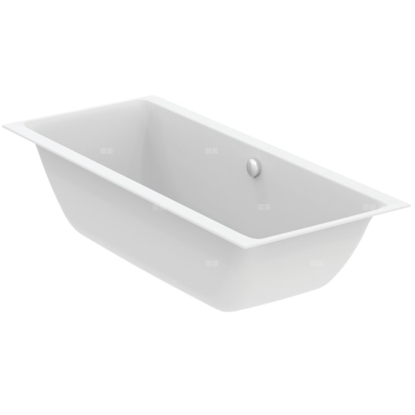 Wanna zwykła 1800x800x465 mm, bez otworu na baterię, z przelewem, bez korka spustowego - CONNECT AIR