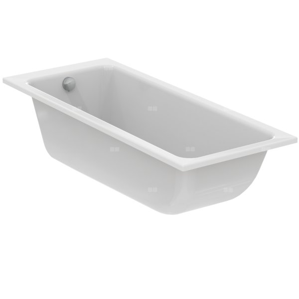 Wanna zwykła 1700x700x585 mm, bez otworu na baterię, z przelewem, bez korka spustowego - LDV