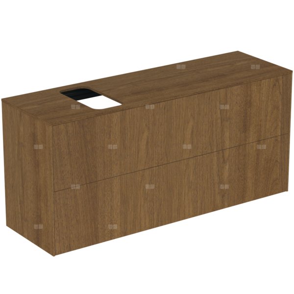 Szafka pod umywalkę 1202x373x550 mm, 2 szuflady - CONCA