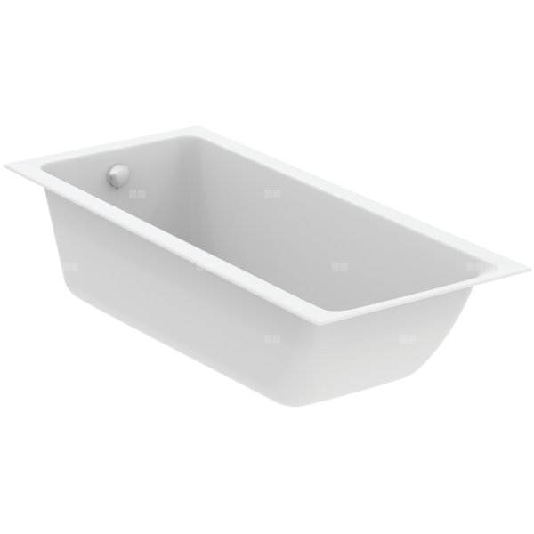 Wanna zwykła 1700x750x630 mm, bez otworu na baterię, z przelewem, bez korka spustowego - CONNECT AIR