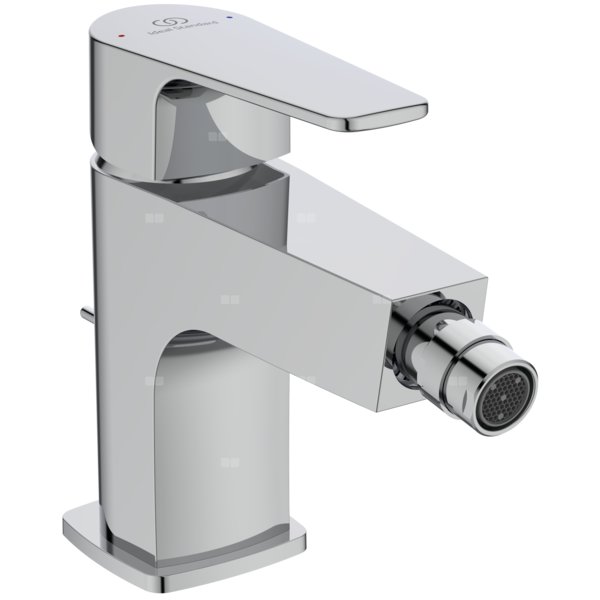 Bateria bidetowa 50x172x132 mm, wylewka 125 mm 3.8 l/min (3 bary), z korkiem spustowym - CERAFINE MODEL D