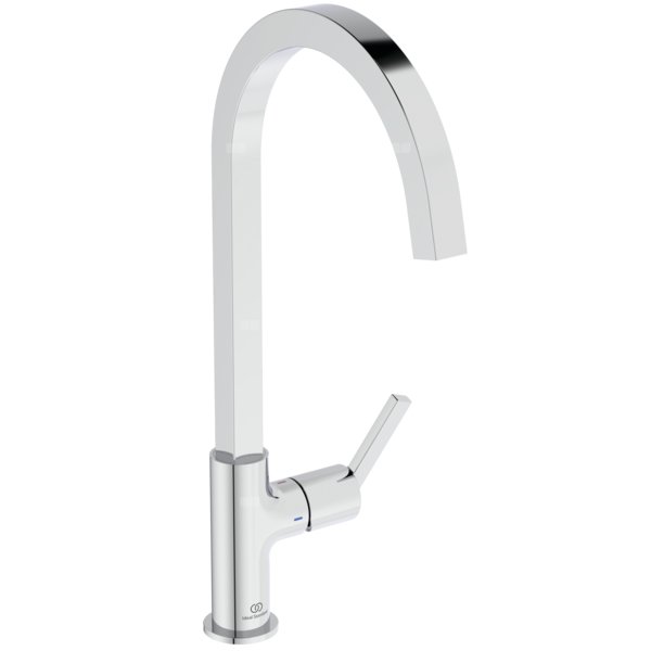 Bateria kuchenna 154x254x424 mm, wylewka 204 mm 6 l/min (3 bary) - GUSTO