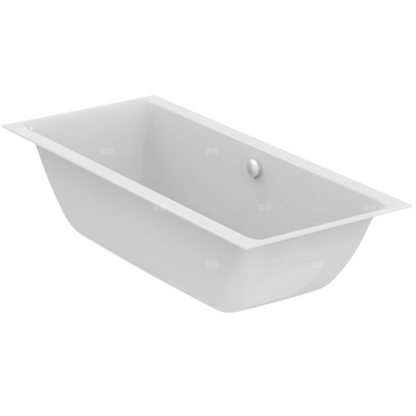 Wanna zwykła 1800x800x465 mm, bez otworu na baterię, z przelewem, bez korka spustowego - CONNECT AIR