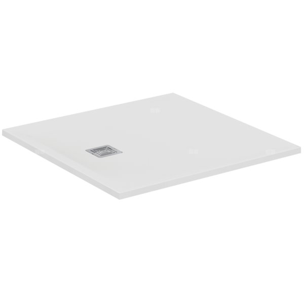 Brodzik kwadratowy 1000x1000x30 mm Spód szlifowany, bez korka spustowego - ULTRA FLAT S +
