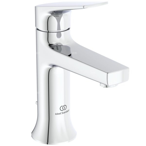 Bateria umywalkowa 52x153x169 mm, wylewka 100 mm 3.8 l/min (3 bary), z korkiem spustowym - LDV