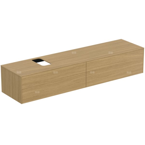 Szafka pod umywalkę 1987x505x370 mm, 2 szuflady - CONCA