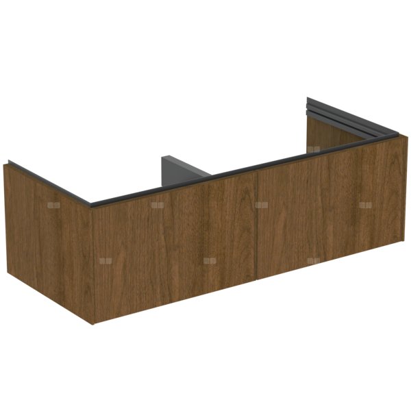 Szafka pod umywalkę 1200x505x370 mm, 2 szuflady - CONCA