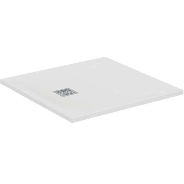 Brodzik kwadratowy 900x900x30 mm Spód szlifowany, bez korka spustowego - ULTRA FLAT S +