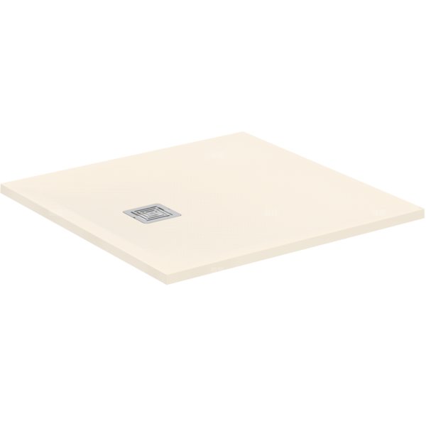 Brodzik kwadratowy 900x900x30 mm Spód szlifowany, bez korka spustowego - ULTRA FLAT S +