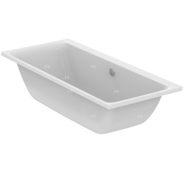 Wanna zwykła 1800x800x475 mm, bez otworu na baterię, z przelewem, bez korka spustowego - CONNECT AIR