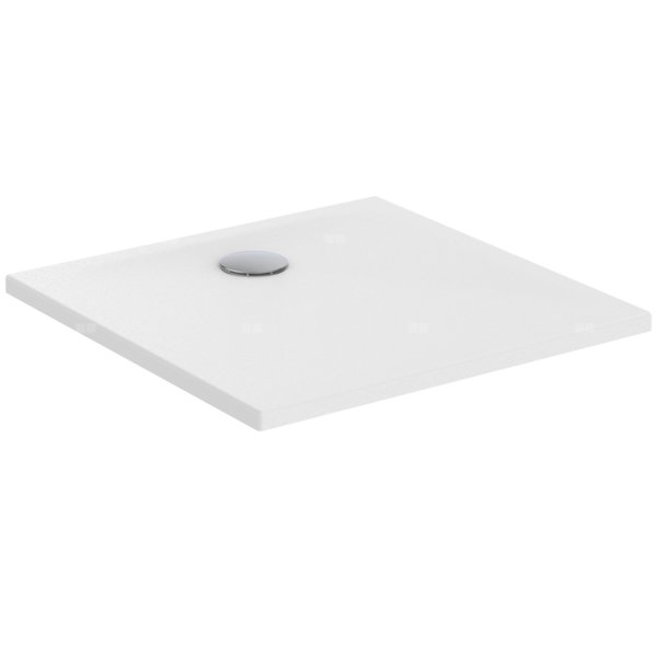 Brodzik kwadratowy 800x800x35 mm Spód szlifowany Tył szlifowany, bez korka spustowego - STRADA +