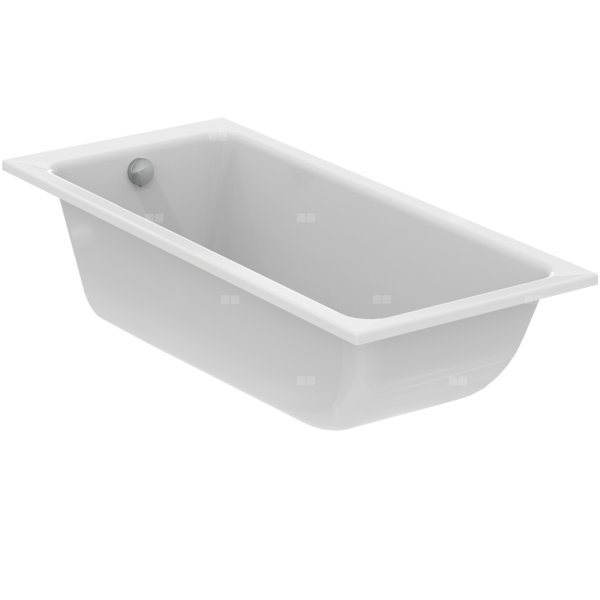 Wanna zwykła 1700x750x590 mm, bez otworu na baterię, z przelewem, bez korka spustowego - LDV
