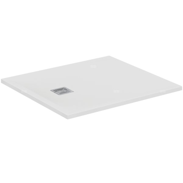 Brodzik prostokątny 1000x900x30 mm Spód szlifowany Tył szlifowany, bez korka spustowego - ULTRA FLAT S +