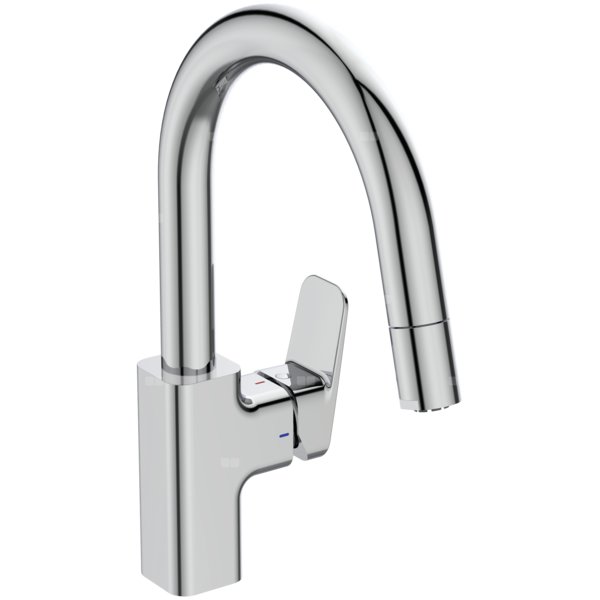 Bateria kuchenna 118x254x345 mm, wylewka 216 mm 6 l/min (3 bar) - CERAPLAN