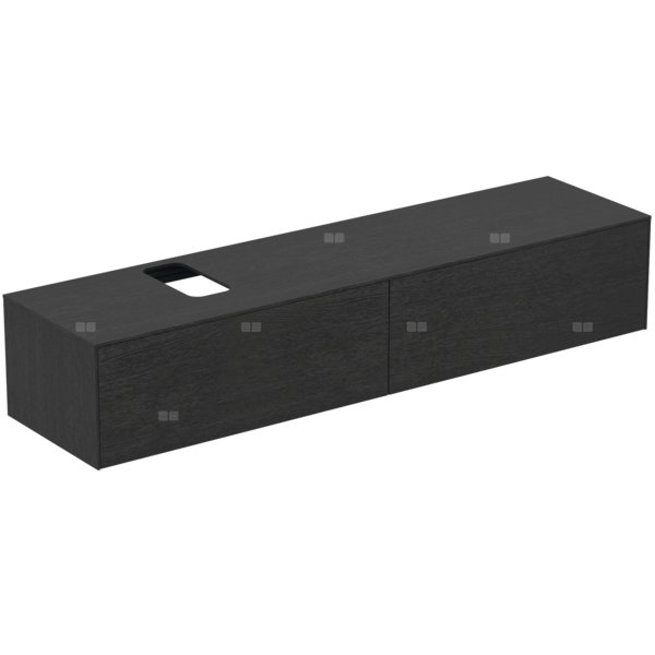 Szafka pod umywalkę 1987x505x370 mm, 2 szuflady - CONCA