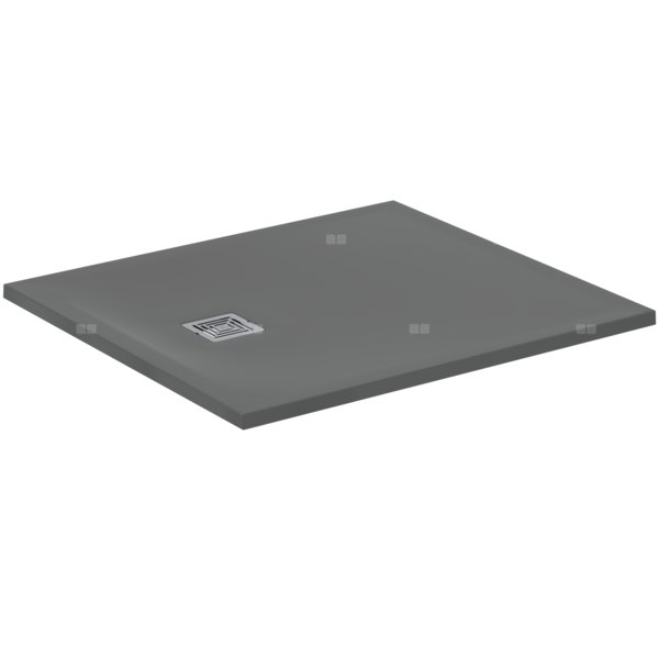 Brodzik prostokątny 1000x900x30 mm Spód szlifowany Tył szlifowany, bez korka spustowego - ULTRA FLAT S +