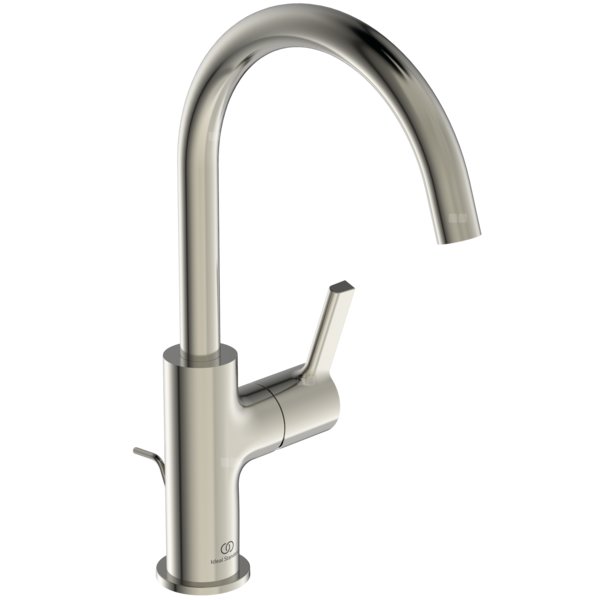 Bateria umywalkowa 100x230x311 mm, wylewka 169 mm 5 l/min (3 bary), z korkiem spustowym - JOY
