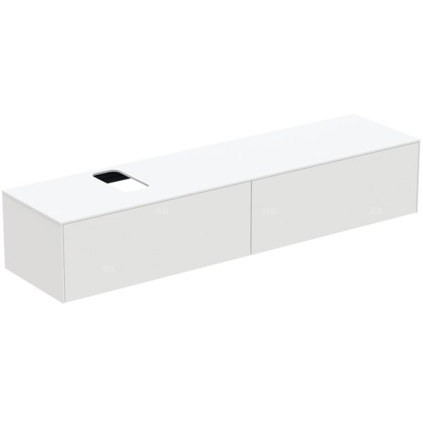 Szafka pod umywalkę 1987x505x370 mm, 2 szuflady - CONCA