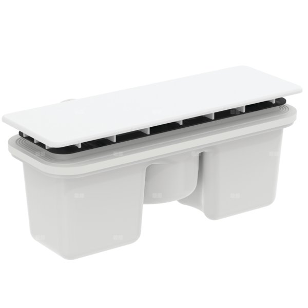 Zestaw odpływowy 220x165x95 mm - ULTRAFLAT NEW