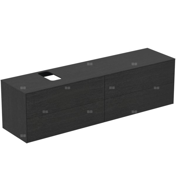 Szafka pod umywalkę 1987x505x550 mm, 4 szuflady - CONCA