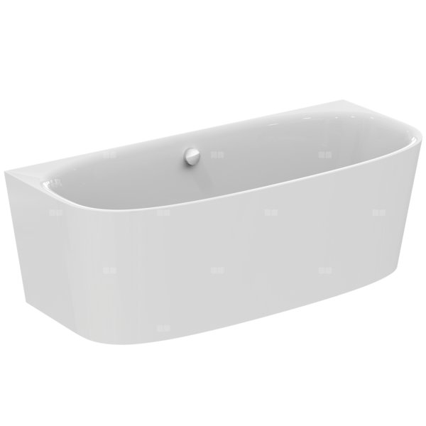 Wanna o specjalnym kształcie 1800x805x610 mm, bez otworu na baterię, z przelewem, z korkiem - DEA
